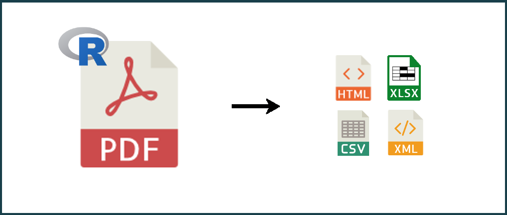 How to convert PDF to Excel using R