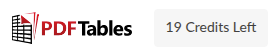 Screenshot of PDFTables page counter